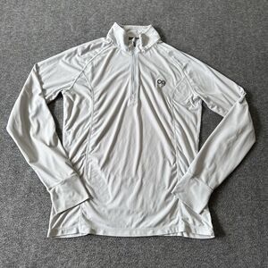 Outdoor Research Echo 1/4-Zip Sun Shirt - Small Men's Grey Lightweight Shirt